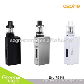2016 Vapor Wholesale Aspire EVO75 box Full Kit With 2ML Atlantis EVO75 and Asprie NX75 Box Mod from greenvape